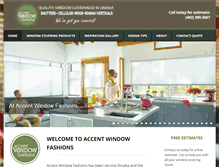 Tablet Screenshot of omahawindowcovering.com